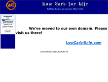 Tablet Screenshot of lowcarb4life.sugarbane.com